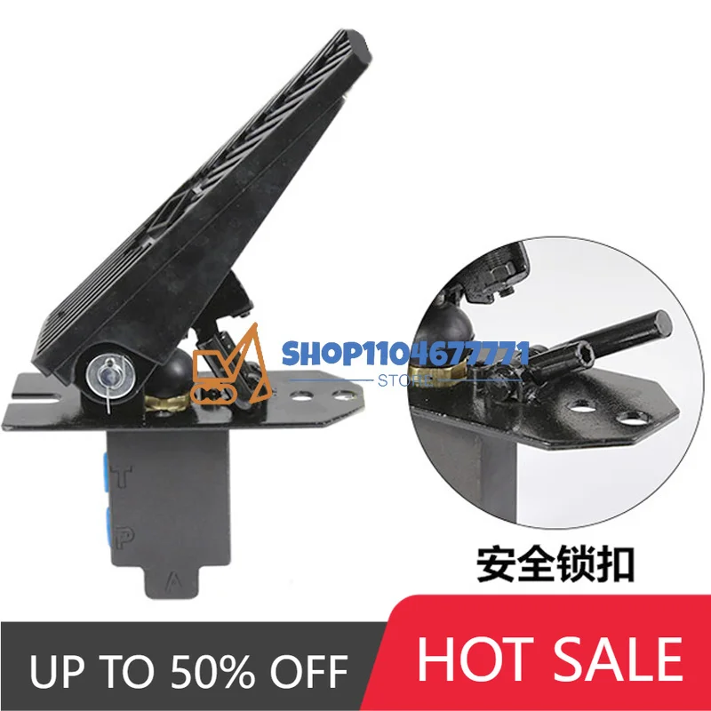 Excavator Parts Breaking Hammer Foot Valve One-way Two-way Valve One-way Hydraulic Foot Pedal Foot Switch