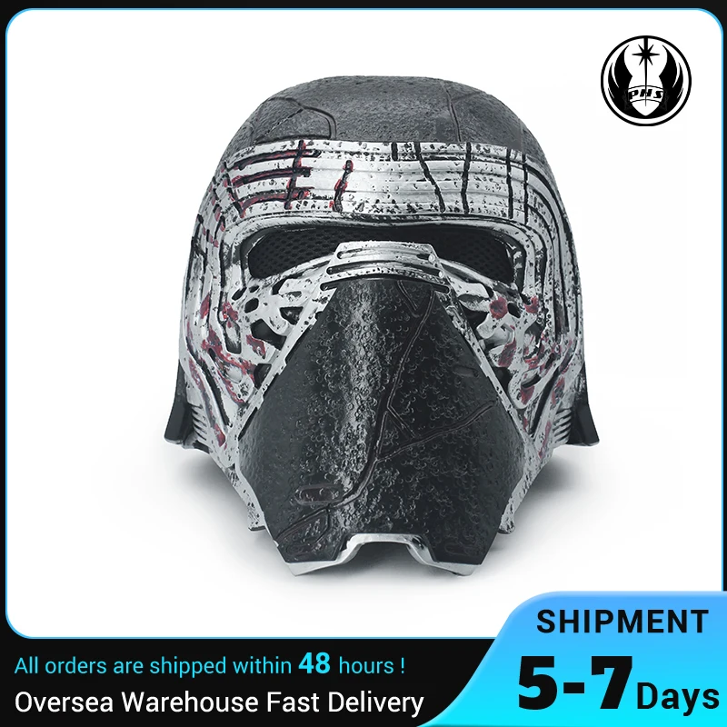 

PHS PVC Helmet Kyloren Cosplay Mask ,Adults &Kids Toy, Halloween Party Gift