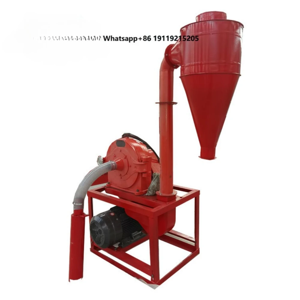 Corn Grain Crusher Broiler Straw Poultry Chicken Animal Feed Making Maize Grinding Rice Husk Hammer Mill Herb Grinder for Maize
