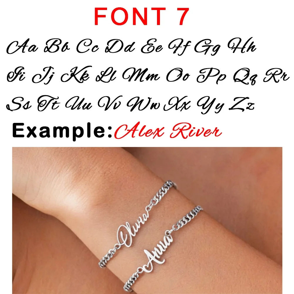 Women's Custom Nameplate Bangle Bracelet, Stainless Steel
