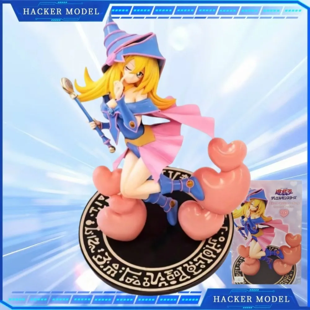 

SK ЯПОНИЯ Оригинальный Yu-Gi-Oh! Черный волшебник, фигурка девушки, анимационная модель, игрушка, периферийное украшение для рабочего стола, коллекционный подарок на день рождения