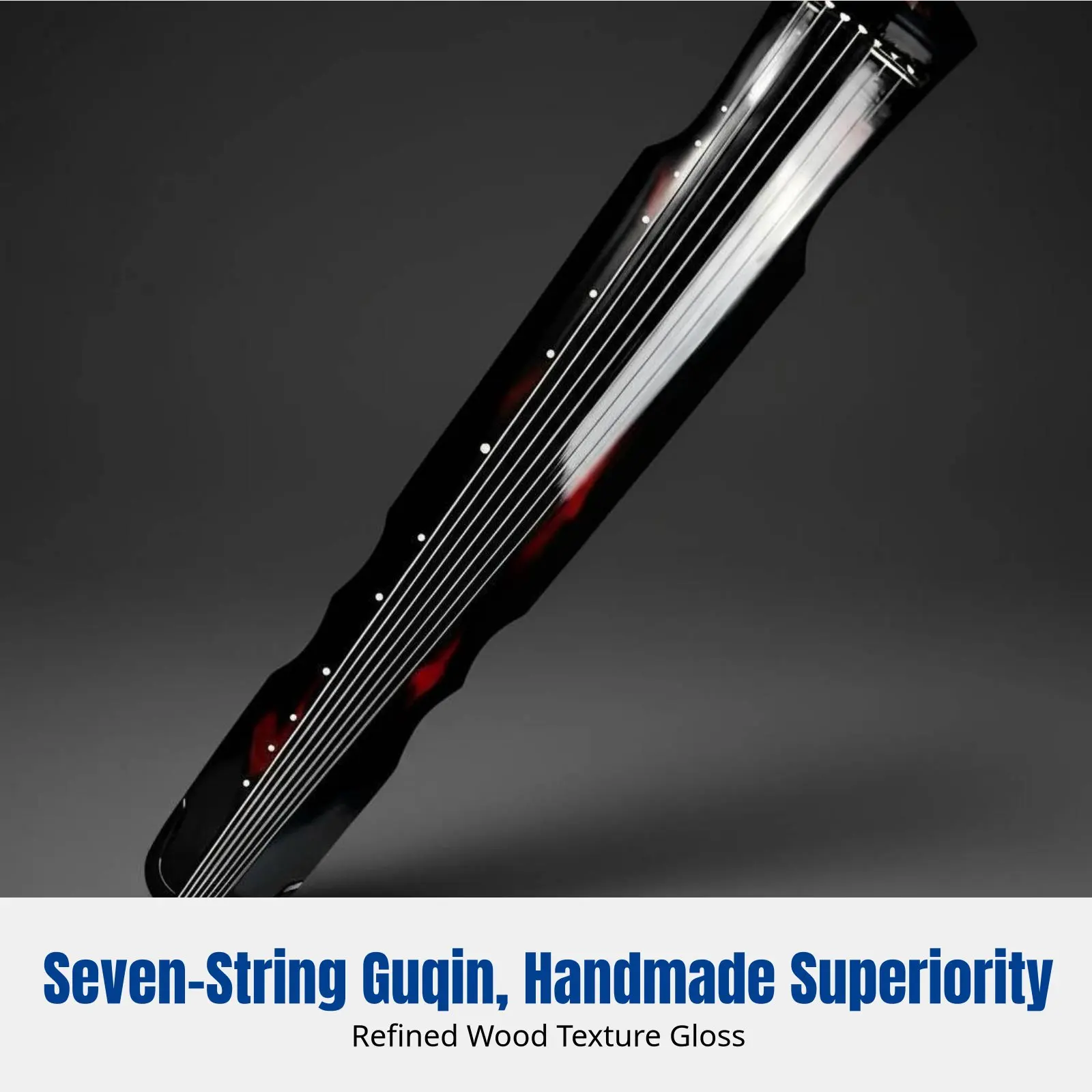 Fuxi Design Guqin Seven-String Zither Handmade Old Fir Wood Entry-Level Skilled Exam Musical Instrument