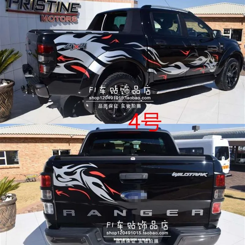 

Новые автомобильные наклейки для кузова Ford Ranger, модифицированные декоративные аксессуары для внедорожников 4x4