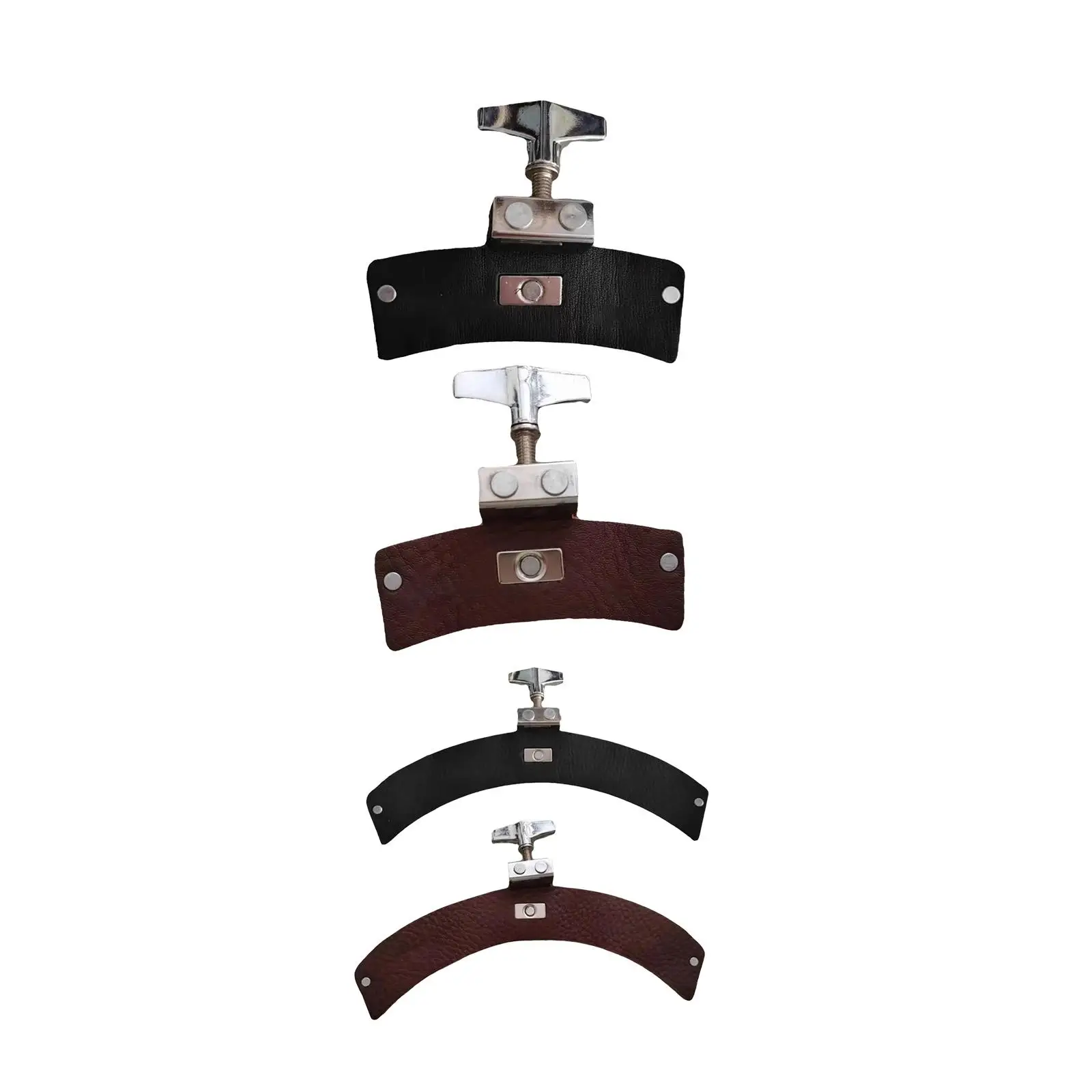 Universal Drum Dampener Pad Leather Mute Patch Percussion Accessory for Snare Drum Tom Cymbals Soundproof Practice