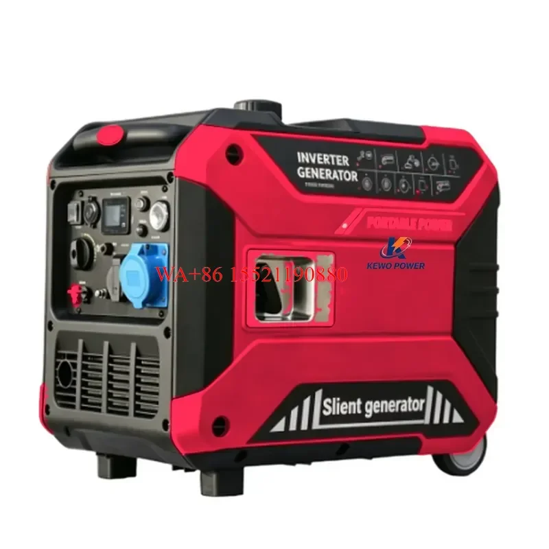 WMWMNU Soundproof 6.5KW 8KW Frequency Conversion Inverter Power Generator, Portable Silent Unit