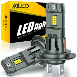 AILEO 2Pcs Led Lights H7 18000Lm 80W High Quality CSP For Car 6500K Headlight Bulbs White Day Running Automobile Lamp Plug&Play
