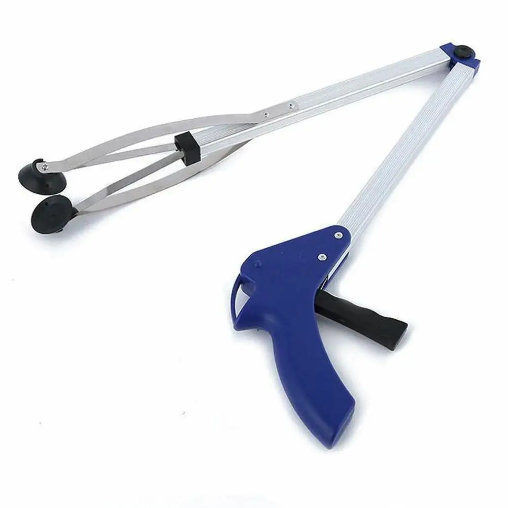 80cm Foldable Litter Reachers Pickers Tools Gripper Extender Grabber Picker Collapsible Garbage Pick Up Tool Grabbers