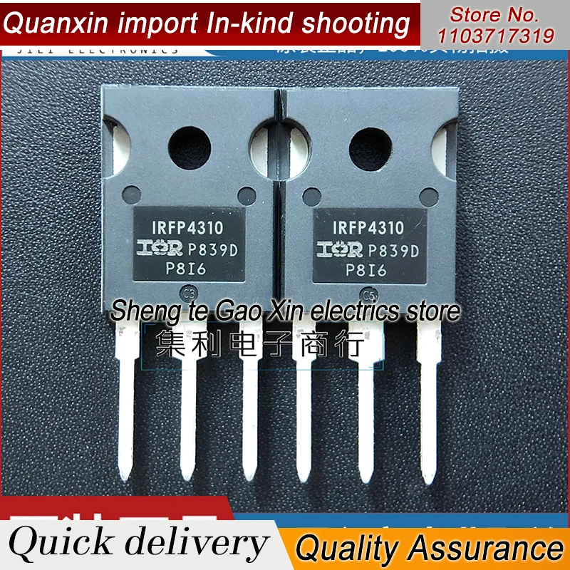 5PCS-10PCS IRFP4310 TO-247 180A 100V  Best Quality StockThe best imported original quality spot purchase