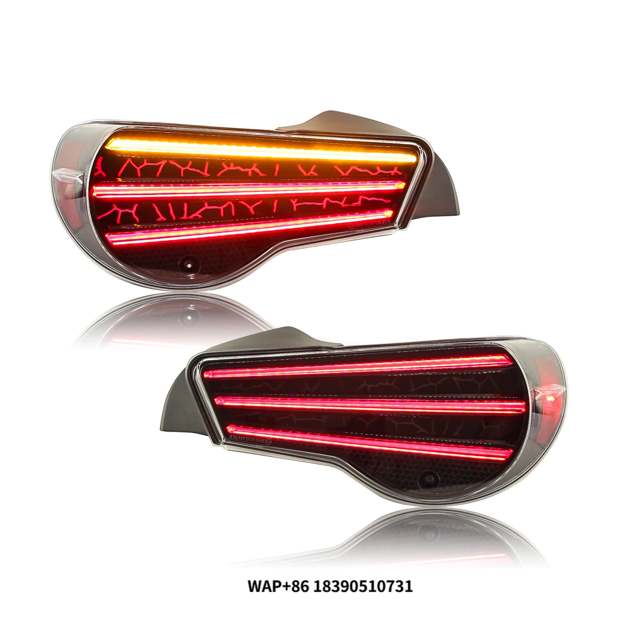 

HOSI Taillights Assembly for GT86 2012-2023 Rear Lights 2021-2023 LED Tail Lamp Full Led RGB Light