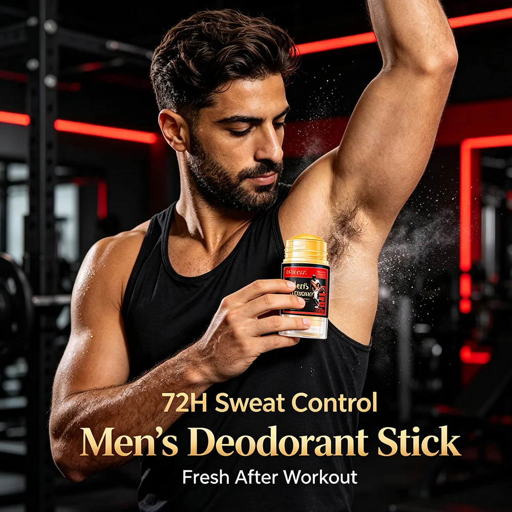 40g deodorant stick with coconut oil, shea butter & aloe. Aluminum-free, 72h odor control, fresh scent. Hypoallergenic,  all ski