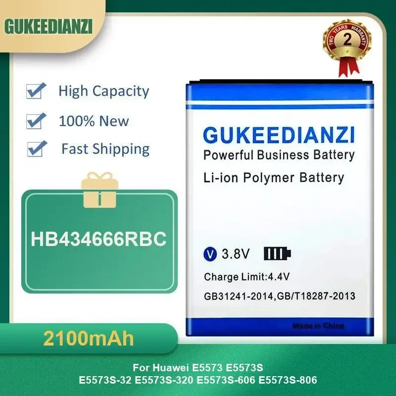 2100mAh HB434666RBC Mobile Wi - Fi Battery For Huawei E5573 E5573S E5573S-32 E5573S-320 E5573S-606 E5573S-806 High Capacity 2100mAh HB434666RBC Mobile Wi - Fi Battery For Huawei E5573 E5573S E5573S-32 E5573S-320 E5573S-606 E5573S-806 High Capacity