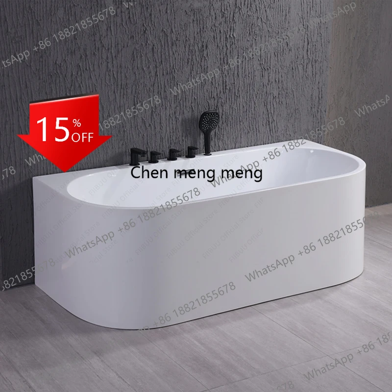 

Многофункциональная бытовая ванна 01A для замачивания, компактная акриловая ванна, различные размеры, с сливом, премиум-качество, прочная конструкция