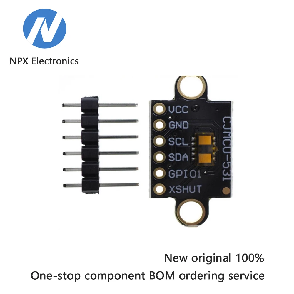 

MCU-531 VL53L1X Laser Distance Measurement Flight Time Sensor 400 Centimeter Distance Measurement Module
