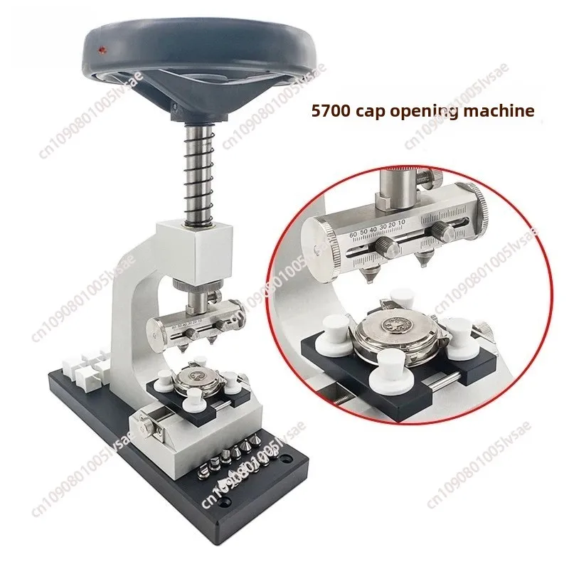 Upgrade Widen Over 60mm Type 5700 Professional Watch Case Opener Tool with Movement Holde for  Repair with Metal Base