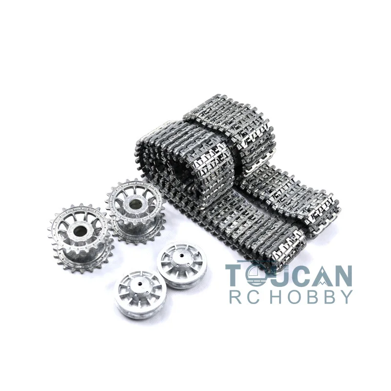 1/16 HENG LONG RC Zubehör Ersatzteile Metallkettenrad Spannräder RC Panzer 3818 Tiger 1 3819 Panther RC Spielzeug THZH0145