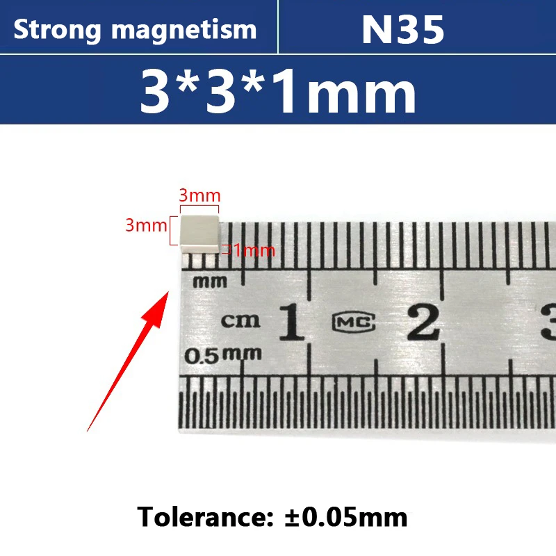 3x2x1 4x3x1 5x5x1 6x4x2 mm Starke Runde Magnete für Kühlschrank, DIY-Projekte, Wissenschaft & Bürogebrauch Kühlschrankmagnet Magnetischer Haken – Detail 3