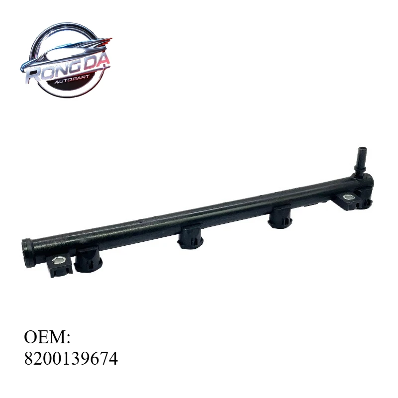 OEM 8200139674 nueva línea de tubería de presión de inyector de combustible de riel de inyector de combustible de alta calidad para Renault Megane II Clio-II Nissan Platina
