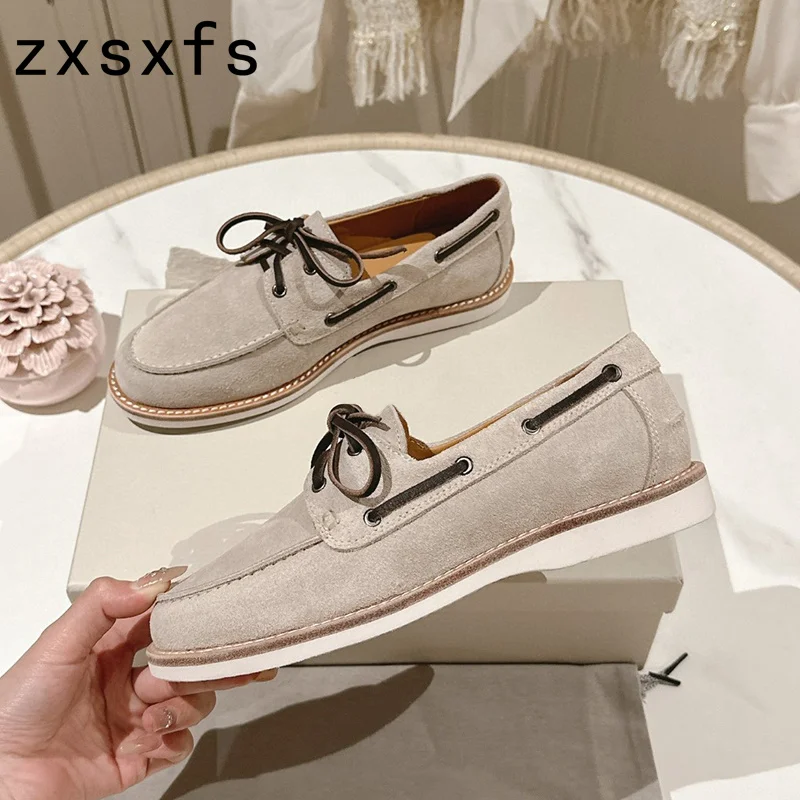 

New Lace Up Sneakers Men Spring Autumn Suede Leather Platform Flat Casual Shoes For Men Round toe Brand Daddy Shoes Male