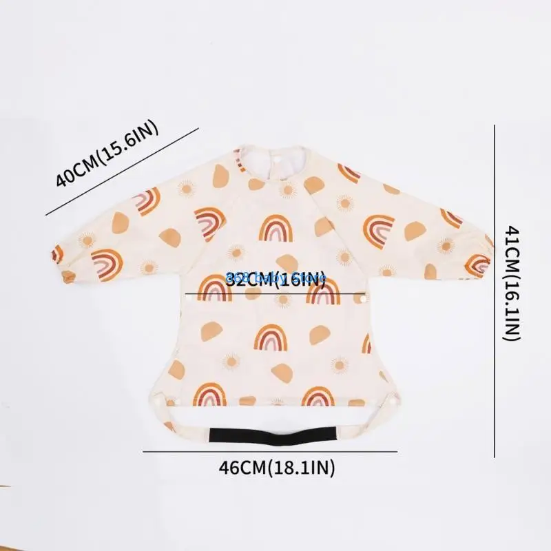 29EE ベビー離乳よだれかけ ベビーカバーオールよだれかけ 長袖ベビーよだれかけ 1-3歳の幼児用