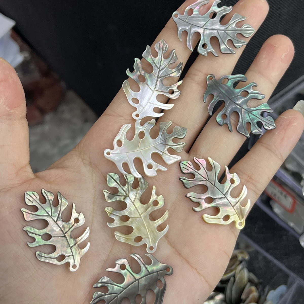 2 قطعة قلادة قذيفة الطبيعية عالية الجودة السلاحف البحرية يترك ستار شل السحر لصنع المجوهرات عقد دي اي واي القرط الملحقات