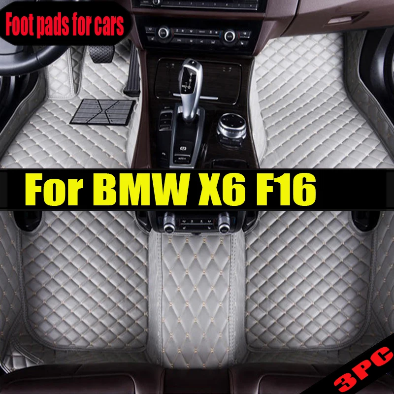 

Car floor mats for BMW X6 F16 2015 2016 2017 2018 2019 Custom auto foot Pads automobile carpet cover