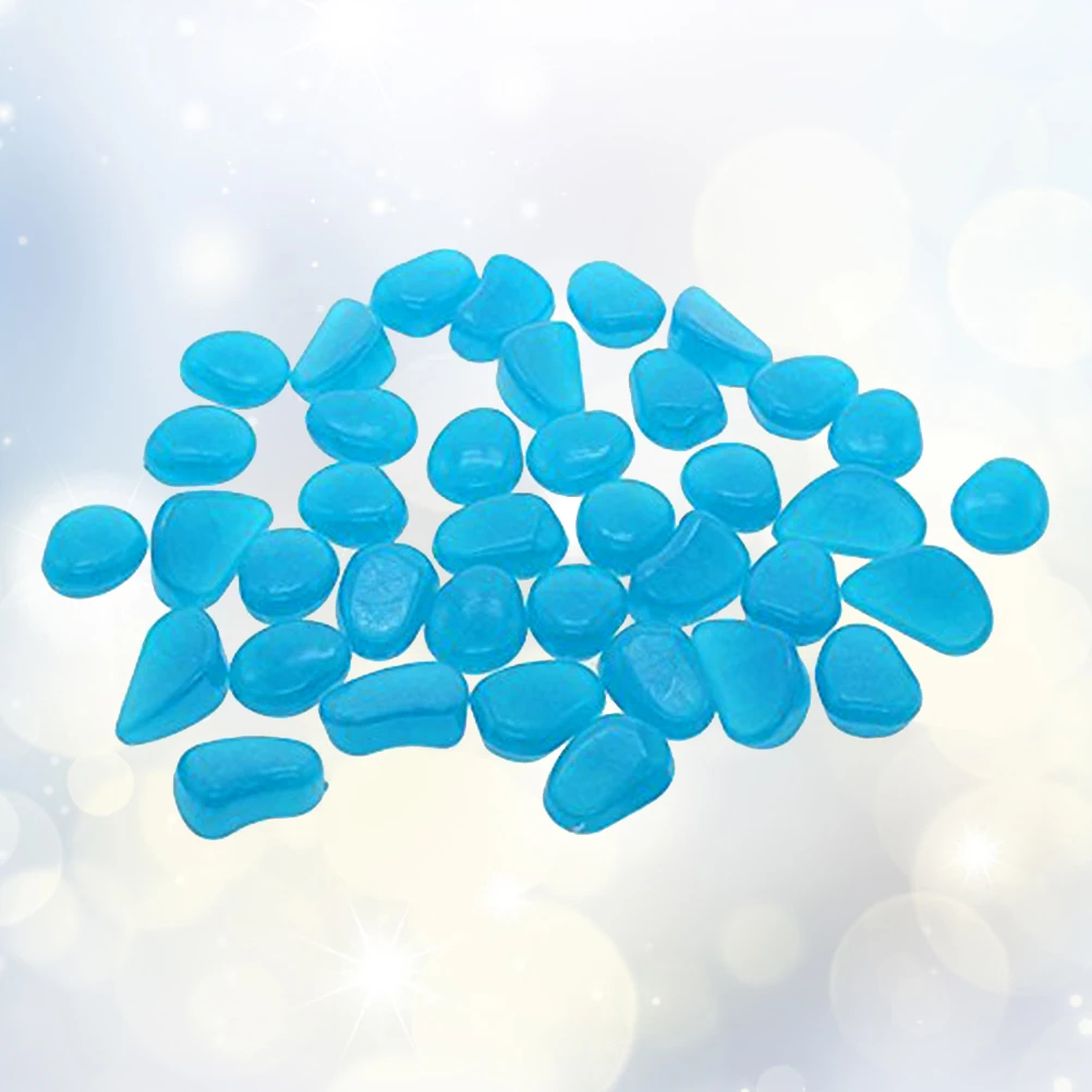 

2 Bag Freshwater Luminous Stone Fish Tank Decorations Aquarium Decorative Colorful Pebbles