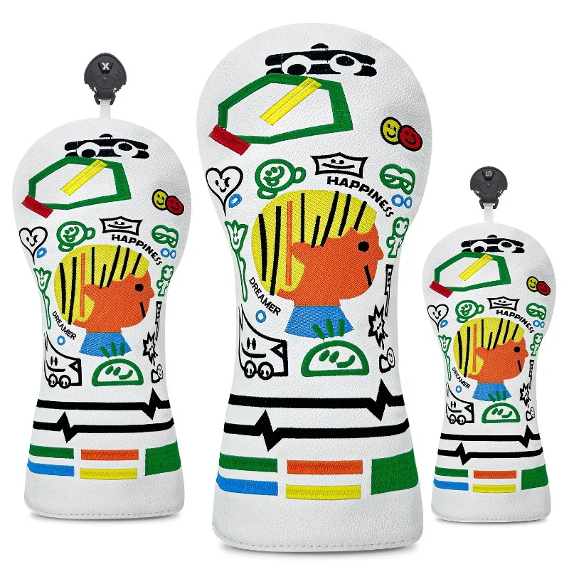 

Чехол на голову клюшки для гольфа — объединяющий защиту и модный, с дизайном бокового профиля мальчика, обязательный аксессуар для гольфа