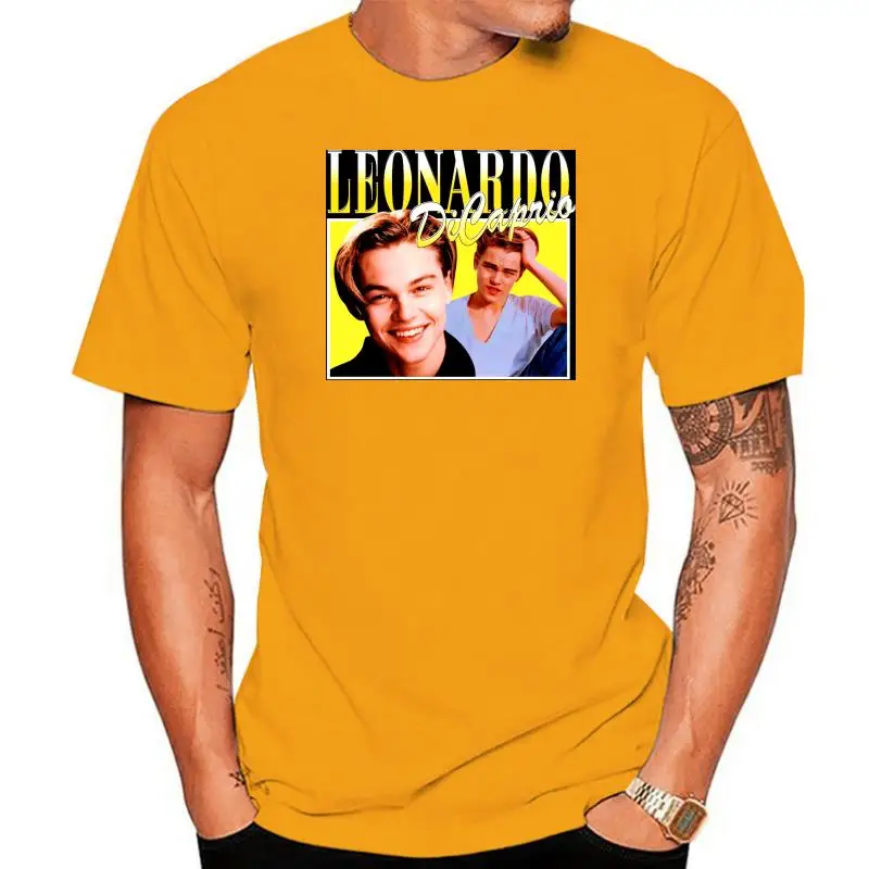 Men T shirt VINTAGE Leonardo DiCaprio T-Shirt Women tshirt