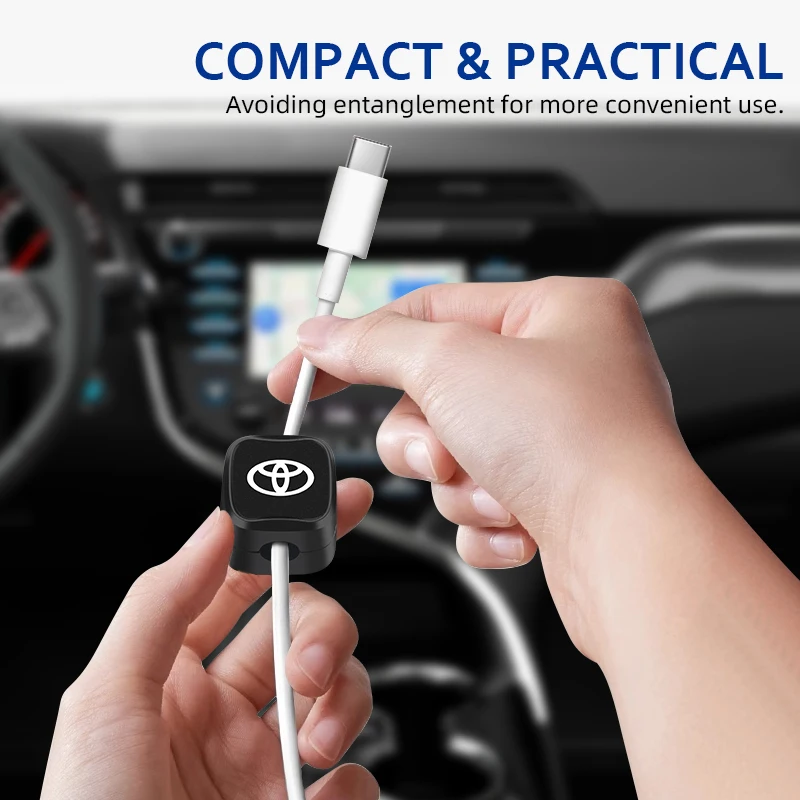 2026 New For Toyota Car Dashboard Data Cable Clip USB Line Hub Wire Holder Fixing Clamp For Toyota Corolla Camry Rav4 Yaris hilu