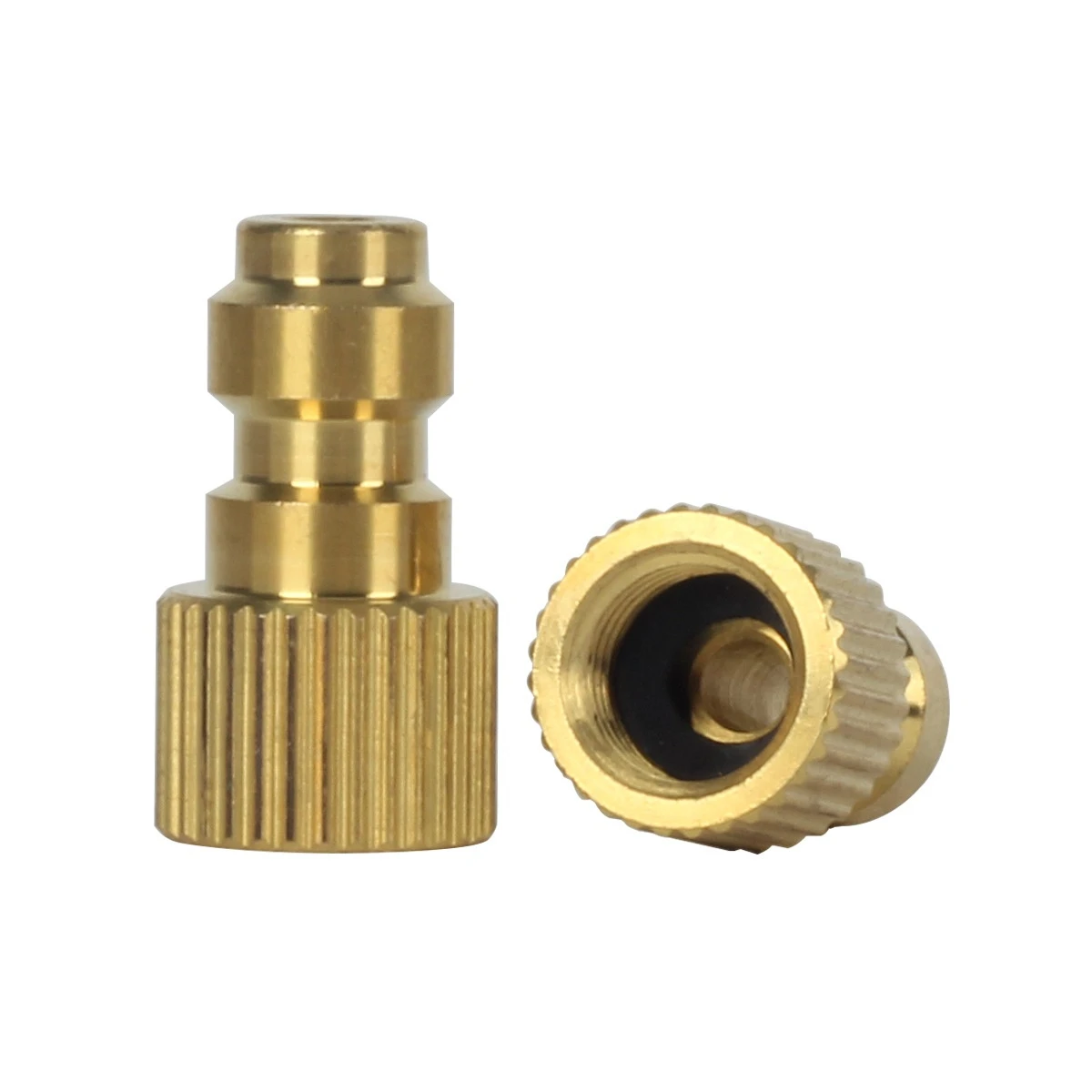 

Латунный быстроразъемный адаптер клапана Шредера 8 мм, для накачивания шин, 30 МПа, воздушный патрон высокого давления для шланга насоса (2 шт.)