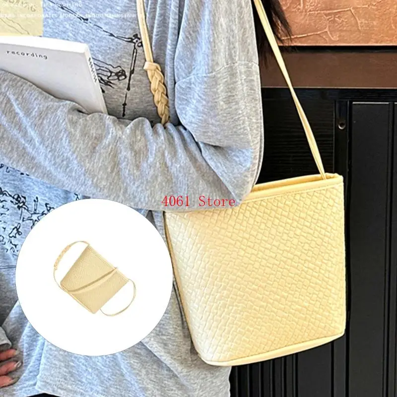 

All-Matching Crossbody Bag for Women Korean Styles Shoulder Bag Stylish Commuting Bag Fashion Bucket Bag Everyday Bag