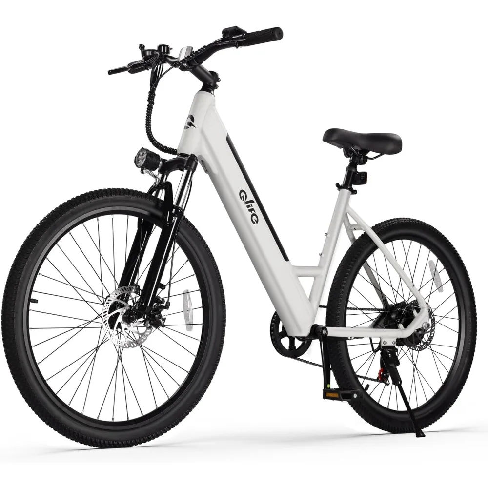 

Electric Bike for Adults 26" Step-through Ebike with 2.1" Tire,Removable Battery,Peak 500W Motor Ebikes E Bicycle