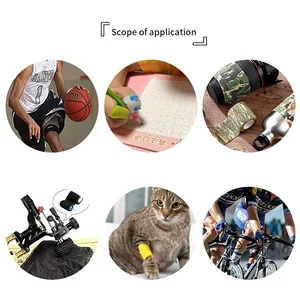 Selbstklebender elastischer Verband, 10 Rollen, Sportband, Sportschutz, Knie, Finger, Schulter, Tattoo-Accessoires 6 Hauptverkäufe wie Extensible Defense - №5