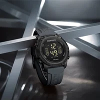 NAVIFORCE 7104 Reloj electrónico de moda para hombre Calendario Luminoso Correa de silicona resistente al agua Relojes digitales deportivos simples para hombre