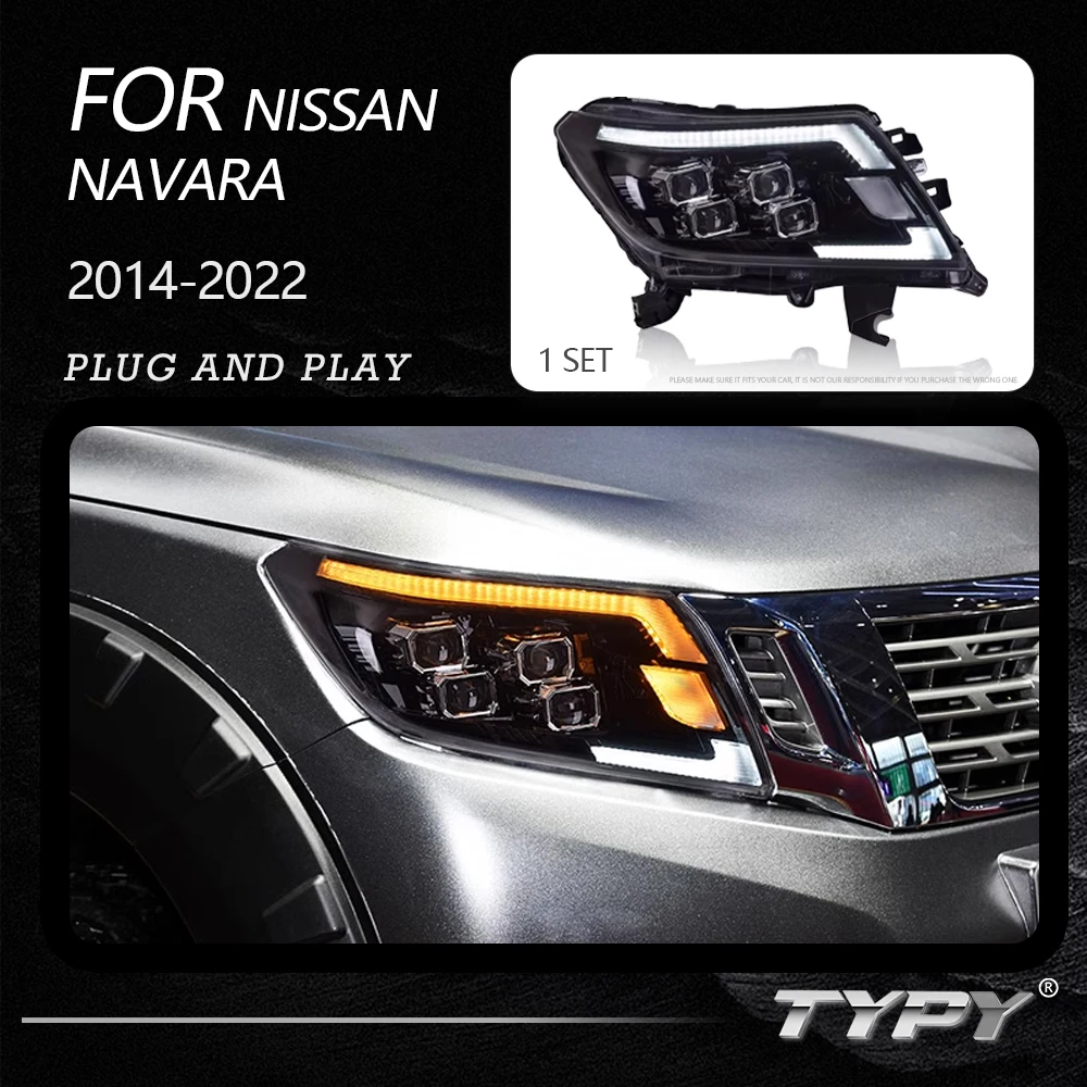 

TYPY Dynamic Signal Head Lamp Automotive Accessories Upgrade Modified New LED For Nissan NAVARA Headlights 2014-2022
