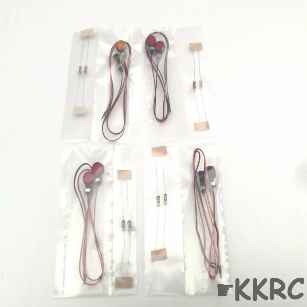 For 1/14 Tamiya RC Truck Tractor Outline Marker Lamps Clearance Side Lights 56360 SCANIA MAN TGX Actros RC Cars Upgrade Parts