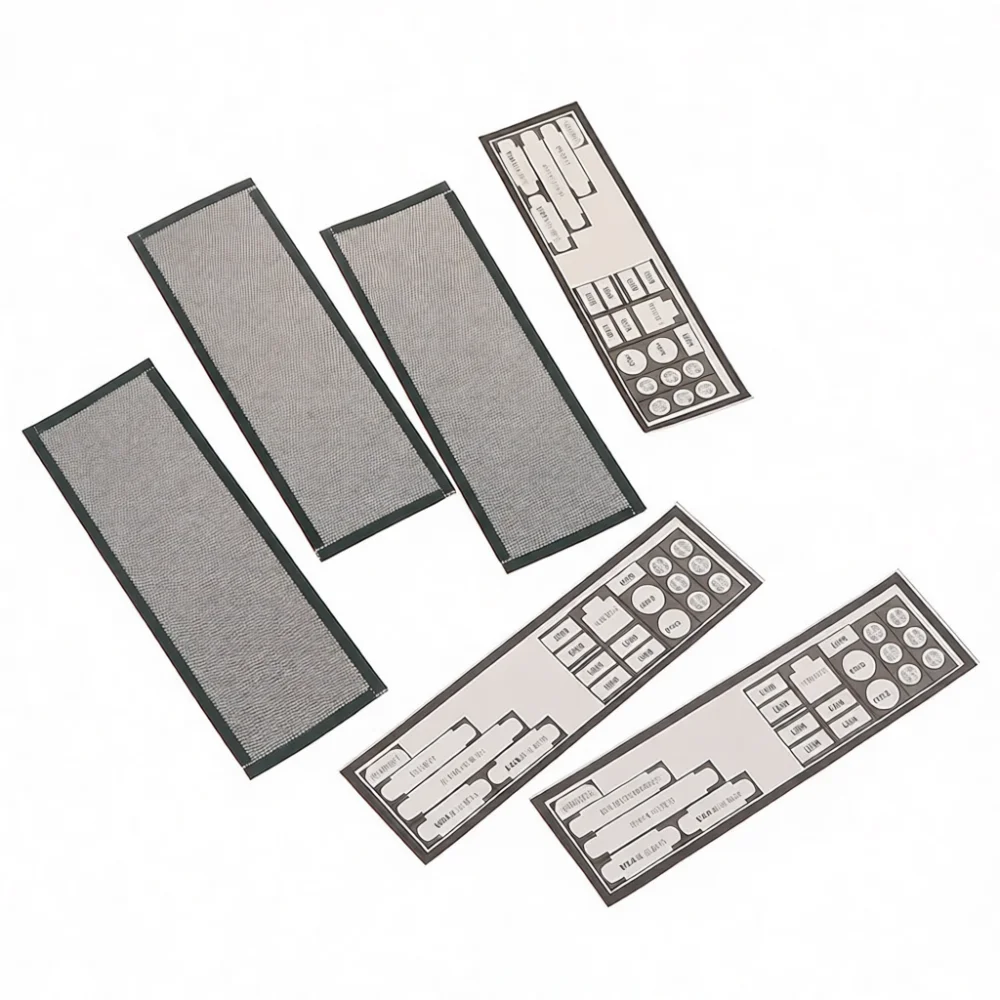 Computer Desktop Host Rear IO Plate Universal Shield Mainboard Interface Backplate Chassis Cover Dustproof Computer Accessories
