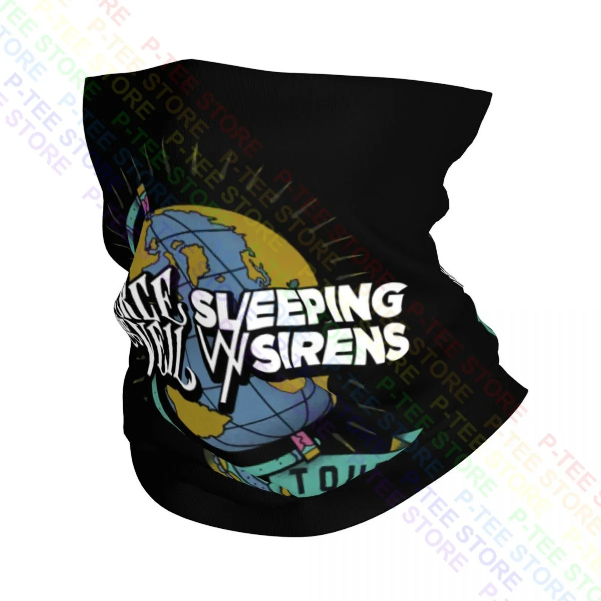 

World Tour Pop Punk Pierce The Veil Sleeping With Sirens 2015 Neck Gaiter Bandana Scarf Face Mask Men Women