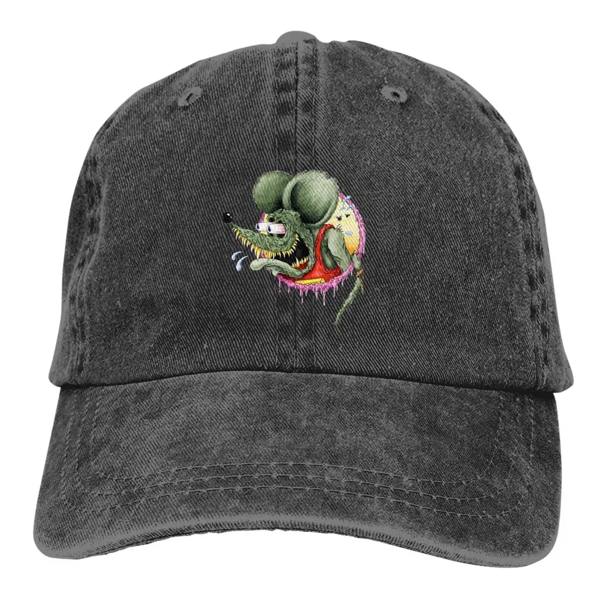 Rat Logo Baseball Cap Men Hats Women Visor Protection Snapback Tales of the Rat Fink Cartoon Film Caps