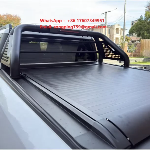 High Quality Car Auto Parts Aluminum Pickup Truck Car Roller Lid Cover Electric Tonneau Cover for BYD SHARK6