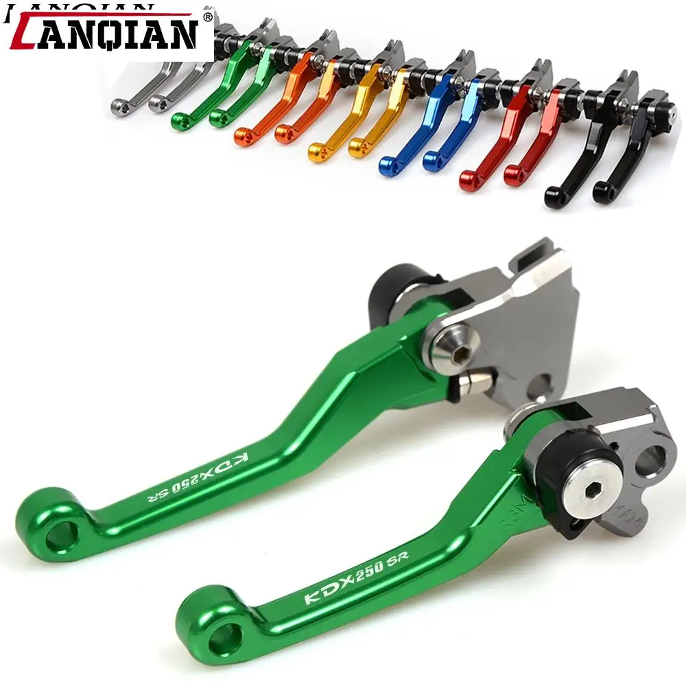 Motorcycle Customized Accessories Dirt Bike Pivot Brake Clutch Levers For Kawasaki KDX250SR KDX 250SR 250 SR 1992 1993 1994