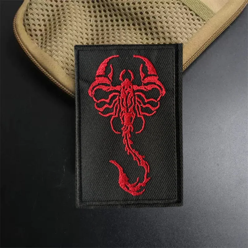 

Tactical "Scorpion" Patch on Clothes Morale Badges Scorpion Embroidery Armband Hook Loop Military Patches Backpack Sticker