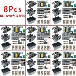 8Pcs BL1890 Lithium Battery Case PCB Charging Protection Circuit Board Shell Boxs BL1860-15 For Makita 18V 9.0Ah Sticker Housing