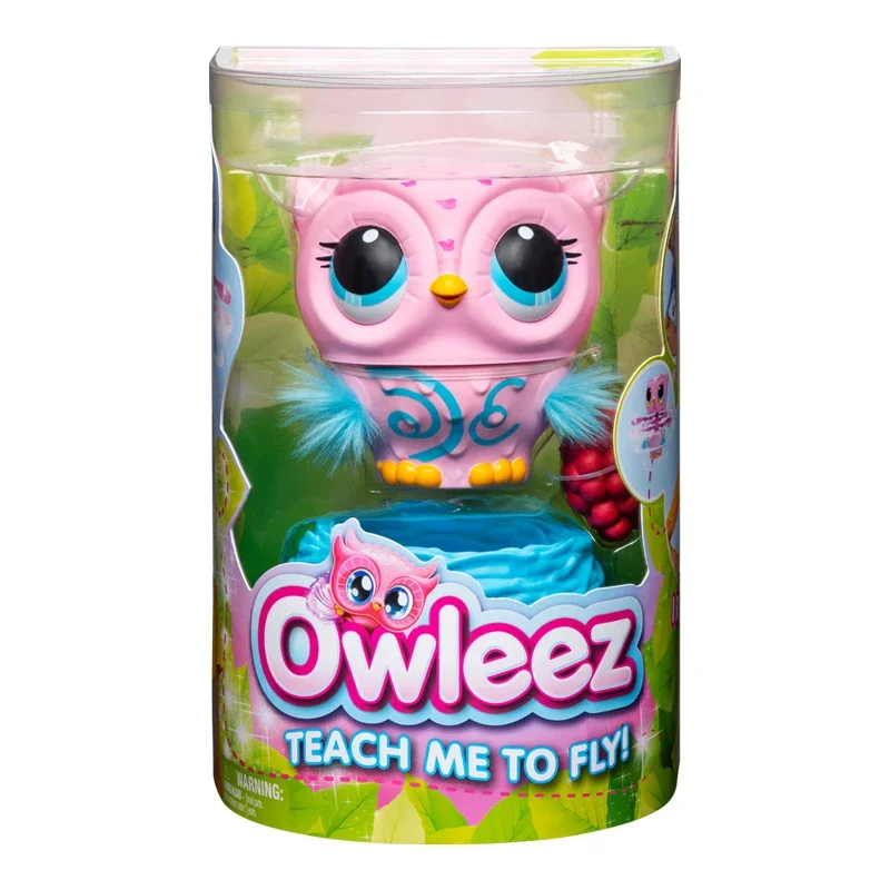 Original Owleez Flying Baby Owl Interactive Toy with Light and Sound Dolls Accessories Girls Play House Toys Holiday Gifts