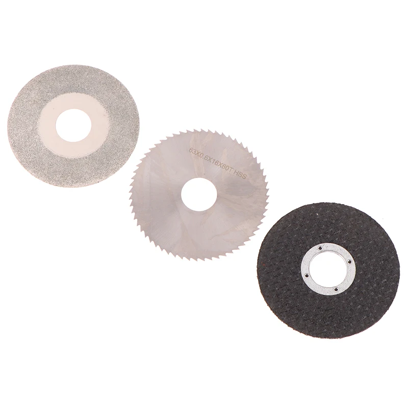 Table Saw Blade 2.5inch Diameter 63mm Emery Resin Saw Blade Electric Saw Blade DIY high-speed steel saw blade Power Tools