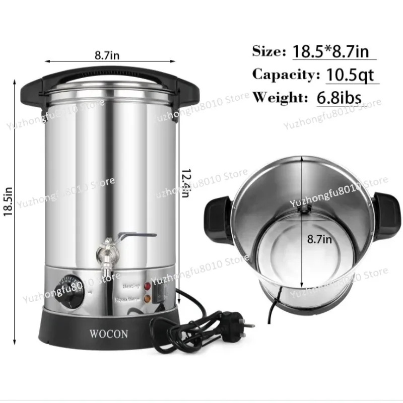Wax Melter for Candle Making, Big Capacity iter Electric Wax Melter Wax Melting Pot with Quick Pour Spout