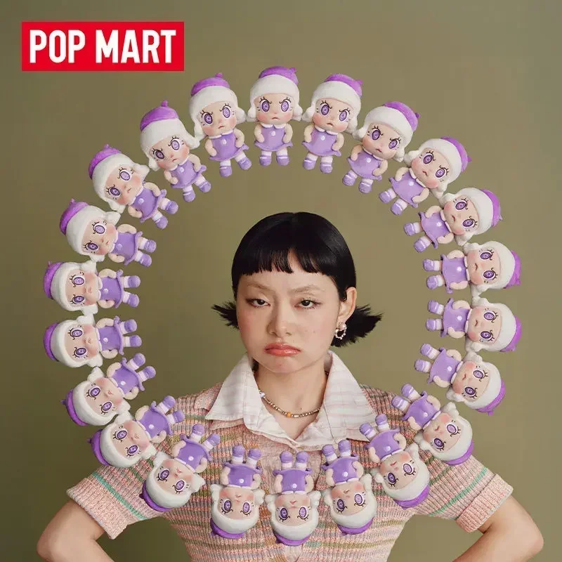 

POP MART Angry Molly Angry Energy Series Plush Pendant Home Decor Desktop Model Doll Girls Gift Soft Figurines Collection