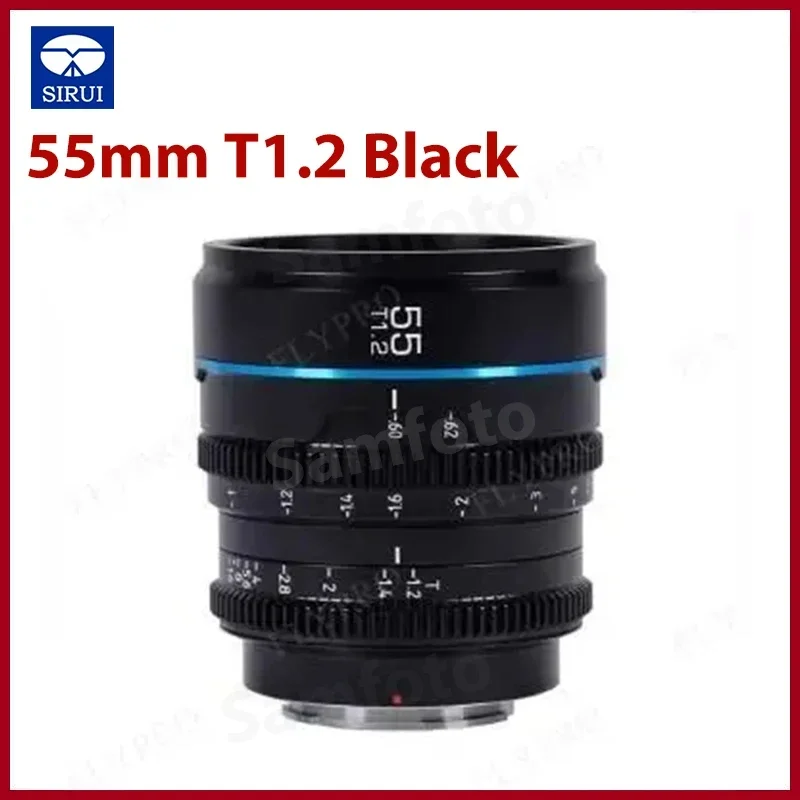sirui night walker 16mm 24mm 35mm 55mm 75mm T1.2 S35 Cine Lens For