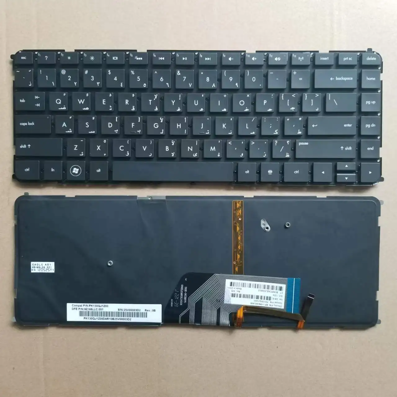 

Новая арабская клавиатура для HP ENVY4-1000 6-1000 ENVY4 ENVY6 1005 1024 1236tx 1015 1214TX AR ressحة Süف 부6). С подсветкой