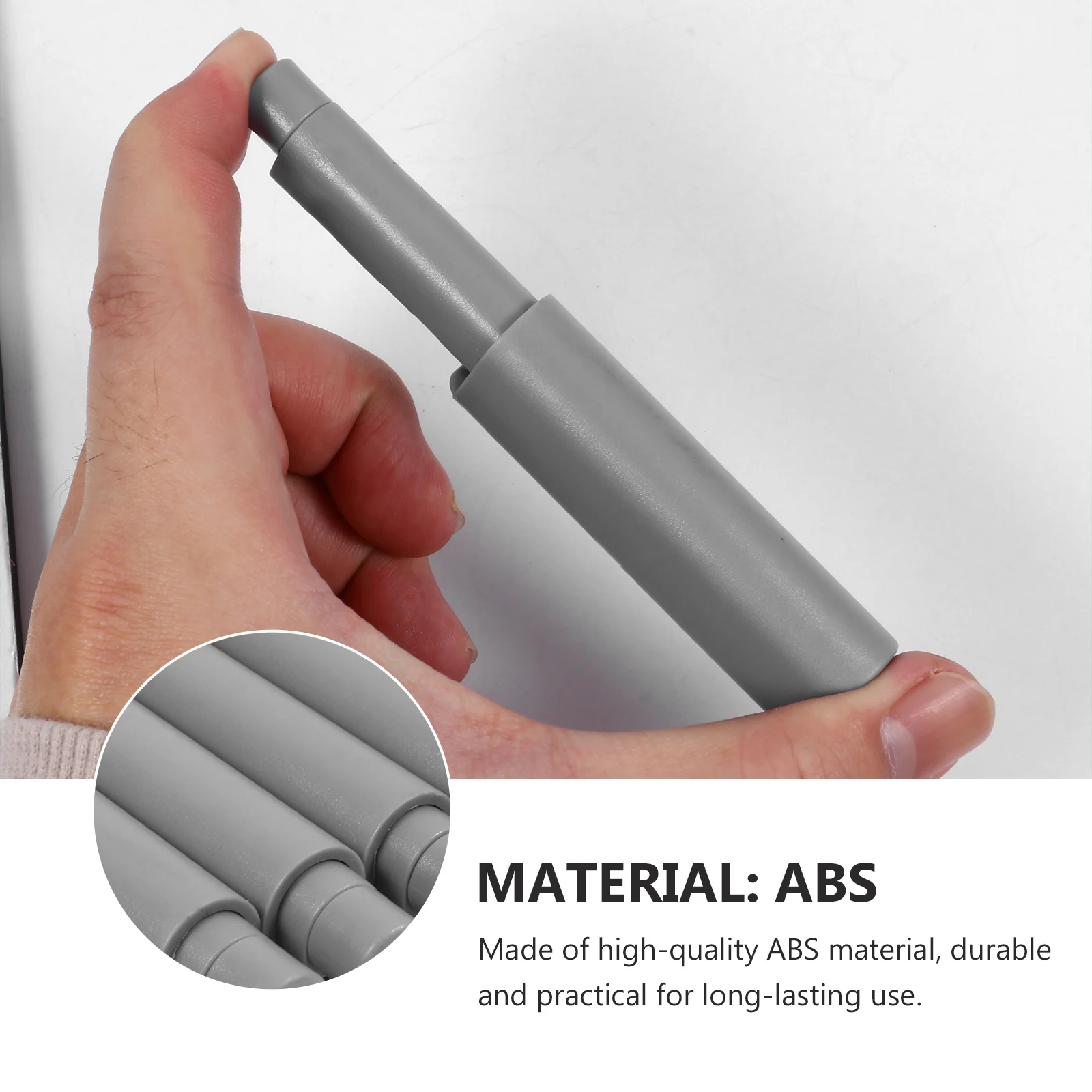 

4 Set Pressure Rebound Push to Open Magnetic Latch Button Door Catch Drawer Catches for Cabinet Doors Abs